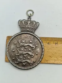 POLITISKILT LOMMESKILT MODEL 1939