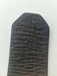 Originalt M23 mandskabsbælte dateret 1940