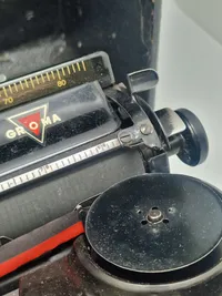 Original Tysk WW2 SS skrive maskine i bakalit, virker