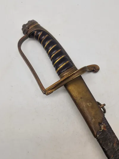Original Dansk model 1789 officers sabel med sjælden skede