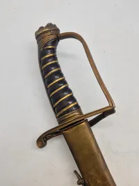 Original Dansk model 1789 officers sabel med sjælden skede