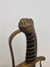 Original Dansk model 1789 officers sabel med sjælden skede