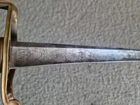 Original Dansk model 1789 officers sabel med sjælden skede