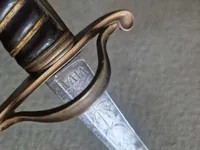 Original Dansk model 1789 officers sabel med sjælden skede