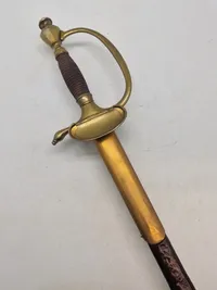 Original Dansk model 1837 officers kårde