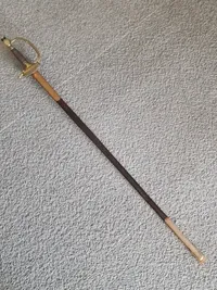Original Dansk model 1837 officers kårde