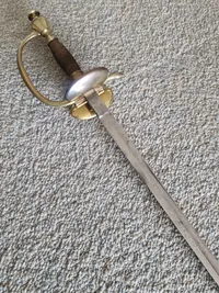 Original Dansk model 1837 officers kårde