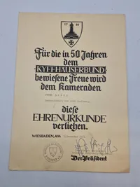 50 års urkende givet til dansk sydslesviger