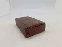 Original Almue 17 tals tobaks æske dateret 1785