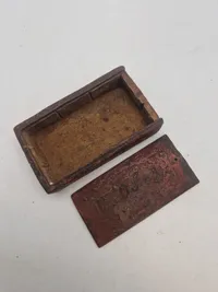 Original Almue 17 tals tobaks æske dateret 1785
