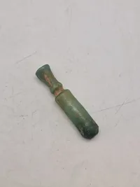 original ROMAN. GLASS UNGUENT BOTTLE. 1ST-2ND CENTURY A.D.