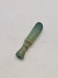 original ROMAN. GLASS UNGUENT BOTTLE. 1ST-2ND CENTURY A.D.