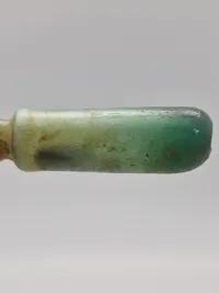 original ROMAN. GLASS UNGUENT BOTTLE. 1ST-2ND CENTURY A.D.