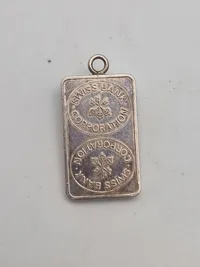 Original sølvbarre - lavet som vedhæng