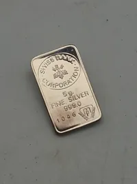 Original sølvbarre - 5 gram