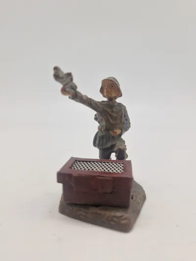 Original tysk linoliumsfigur - ww2