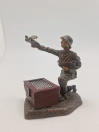 Original tysk linoliumsfigur - ww2