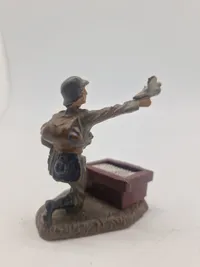 Original tysk linoliumsfigur - ww2