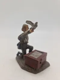 Original tysk linoliumsfigur - ww2