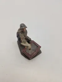 Original tysk linoliumsfigur - ww2