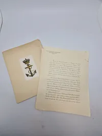 Ekstremt sjældent lot fra dansk underbådsmand, CB,er, minør på Holmen og modstandsmand
