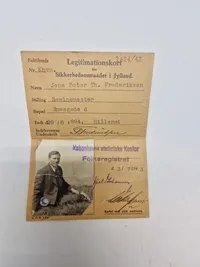 Ekstremt sjældent lot fra dansk underbådsmand, CB,er, minør på Holmen og modstandsmand