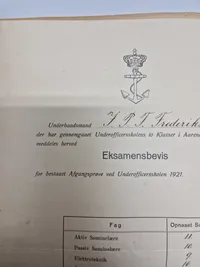Ekstremt sjældent lot fra dansk underbådsmand, CB,er, minør på Holmen og modstandsmand