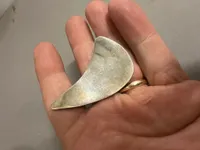 Original stor Dansk broche af sølv