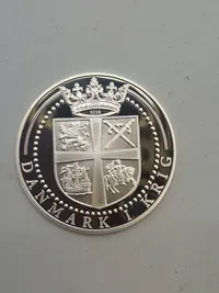 Original mønt - sterlingsølv (20 gram) Dybbøl 1848