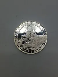 Original mønt - sterlingsølv (20 gram) slaget ved Køge bugt 1710