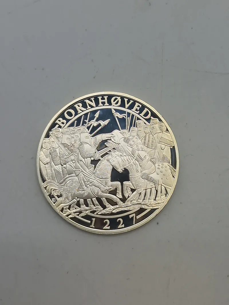Original mønt - sterlingsølv (20 gram) Bornhøved 1227