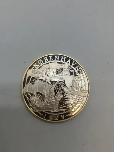 Original mønt - sterlingsølv (20 gram) København 1428