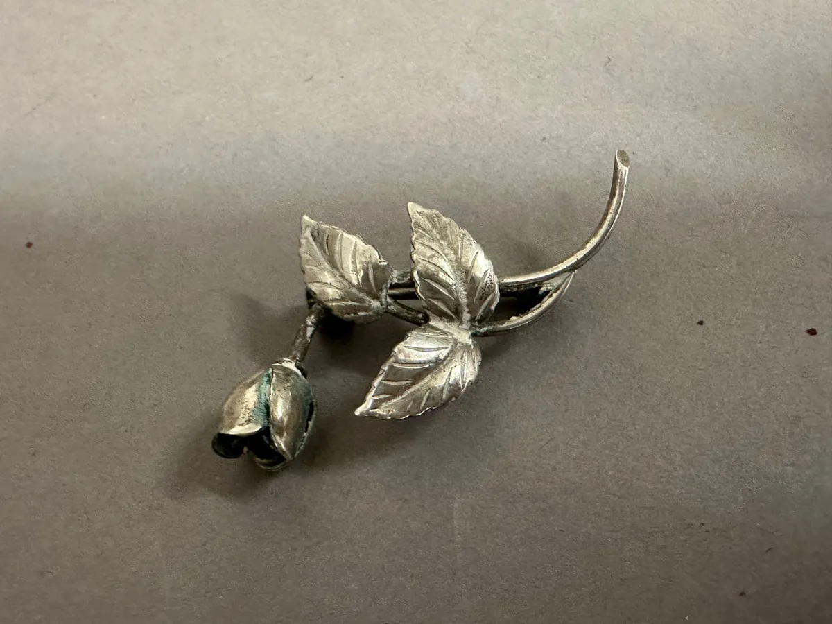 Original Dansk broche af sølv