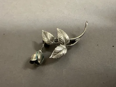 Original Dansk broche af sølv