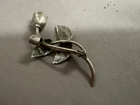 Original Dansk broche af sølv