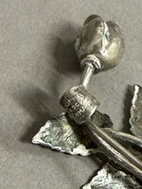 Original Dansk broche af sølv