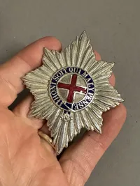Originalt Viktoriansk mærke til hjelm