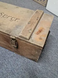 Original tysk kasse til 5 cm sprenggranate