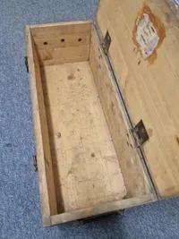 Original tysk kasse til 5 cm sprenggranate