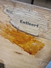 Original tysk kasse til 5 cm sprenggranate