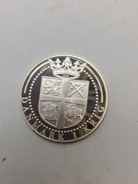 Original mønt - sterlingsølv (20 gram) Dybbøl 1864