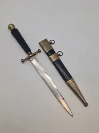 Original dansk officers daggert  18-tallet