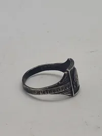 Original SS cantine ring, sølvstemplet