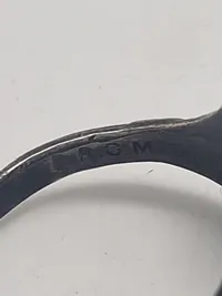 Original SS cantine ring, sølvstemplet