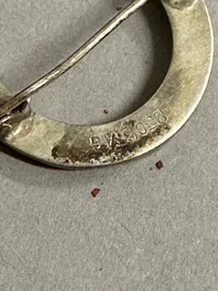 Original Dansk broche af sølv