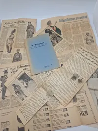 Lot udklip og hæfte - 9 battalion