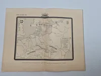 Lot udklip og hæfte - 9 battalion