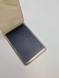 Original sølv skrive Block, Vægt: 323 gram