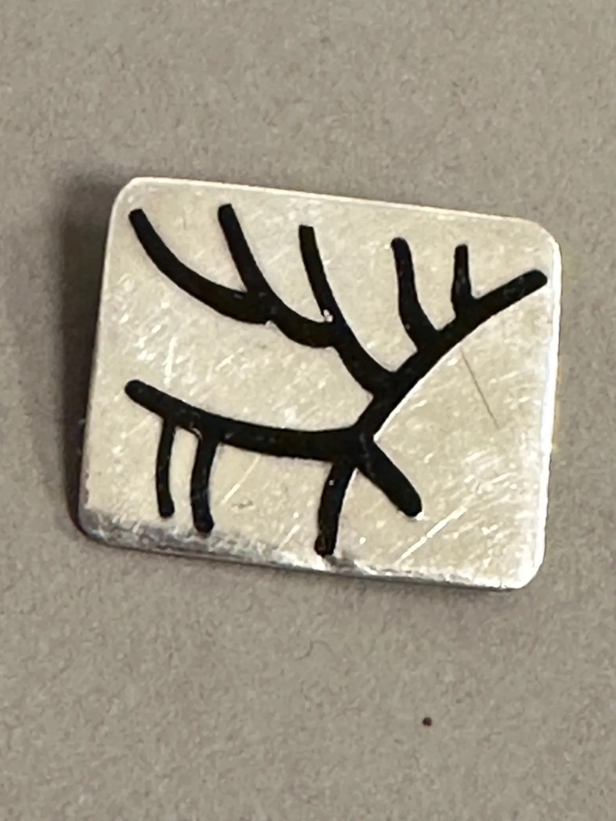 Original Dansk broche af sølv