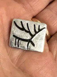 Original Dansk broche af sølv
